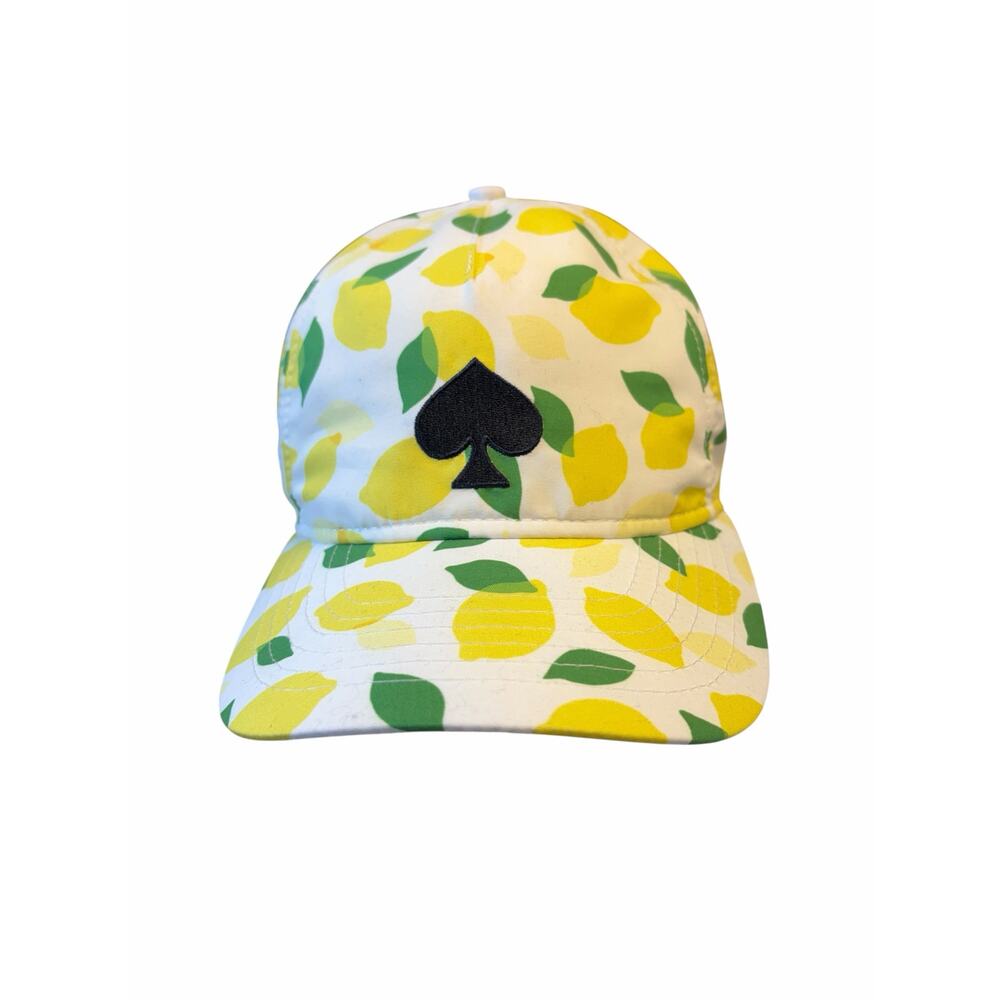 Kate Spade New York Lemon Print Baseball Cap NWT Adjustable Hat